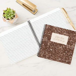 Glitzer Boss Zuhause Office Notebook Notizbuch