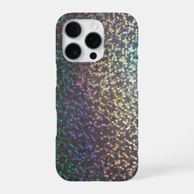 Glitzer-Buchse-Funkeldruck iPhone Hülle (Rückseite)