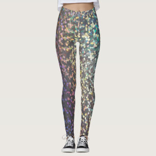 Glitzer-Buchse-Funkeldruck Leggings
