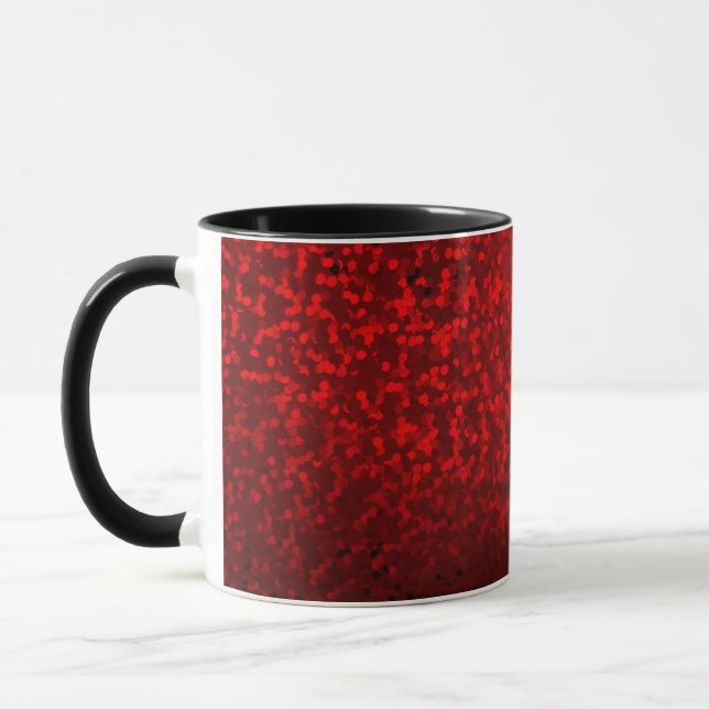 Glitzer-Buchse-Funkeldruck Tasse (Links)