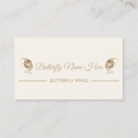 Glitzer Butterfly Flügel Swirl Gold
