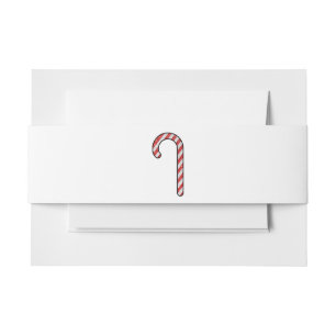 Glitzer Candy Cane Einladungsbanderole