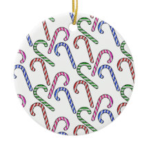 Glitzer Candy Cane Pattern