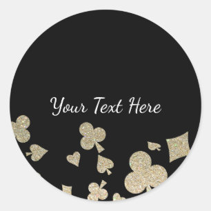 Glitzer Casino Sticker