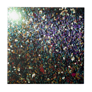 Glitzer Comet & Stars Fliese