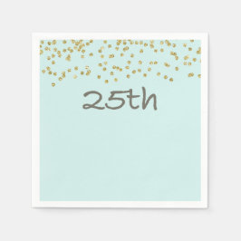 Glitzer Confetti 25. Serviette