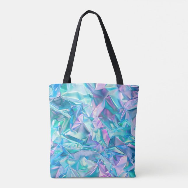 Glitzer Crumpled Tote Bag (Rückseite)