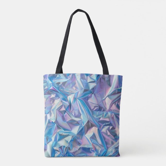 Glitzer Crumpled Tote Bag (Rückseite)