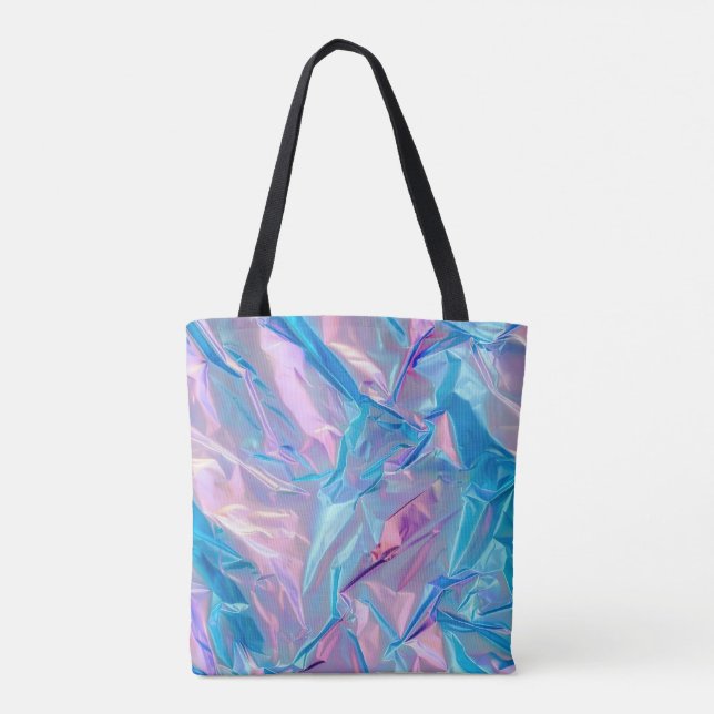 Glitzer Crumpled Tote Bag (Rückseite)