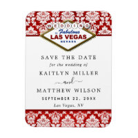 Glitzer Damask Las Vegas Wedding speichern das Dat