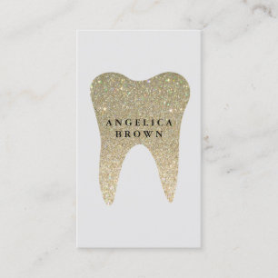 Glitzer Dental Business Card Visitenkarte