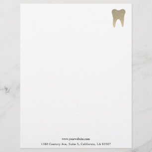 Glitzer Dental Letterhead Briefbogen