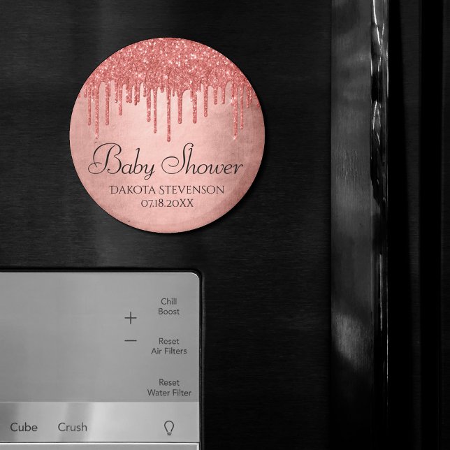 Glitzer der Zapfwelle | Terra Cotta Coral Shower Magnet (Von Creator hochgeladen)