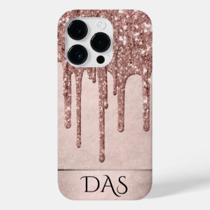 Glitzer der Zapfwelle Terra Cotta Pour Monogram Case-Mate iPhone 14 Pro Hülle