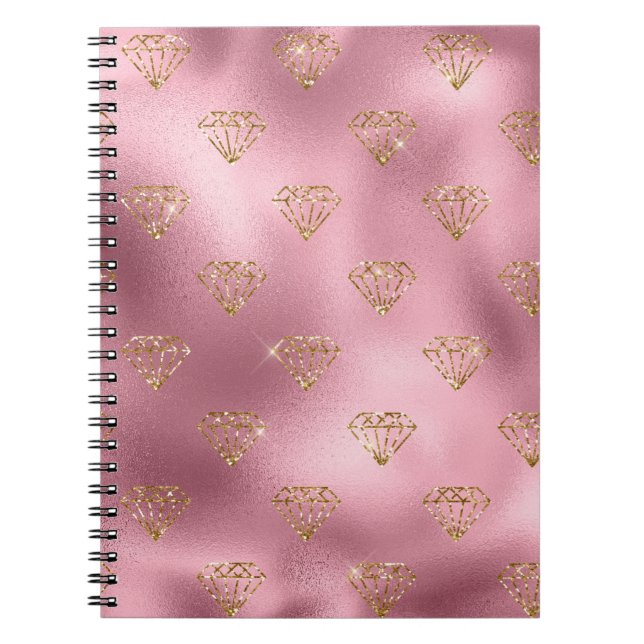 Glitzer Diamonds Notizblock (Vorderseite)
