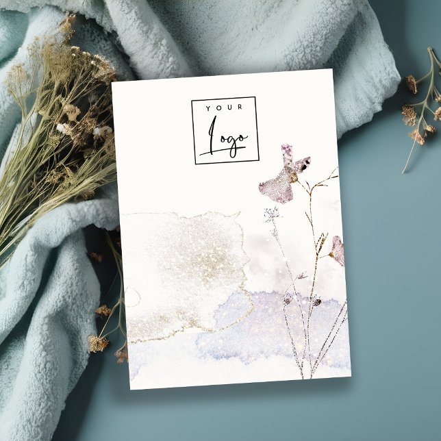 Glitzer Druckgepresste Blume Blank Logo Juwelier D Visitenkarte (Von Creator hochgeladen)