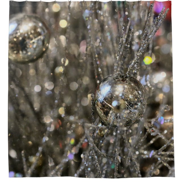 Glitzer-Duschvorhang Duschvorhang (Vorderseite)