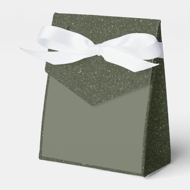 Glitzer Edge Moss Green Fevor Box - Benutzerdefini Geschenkschachtel (Vorderseite)