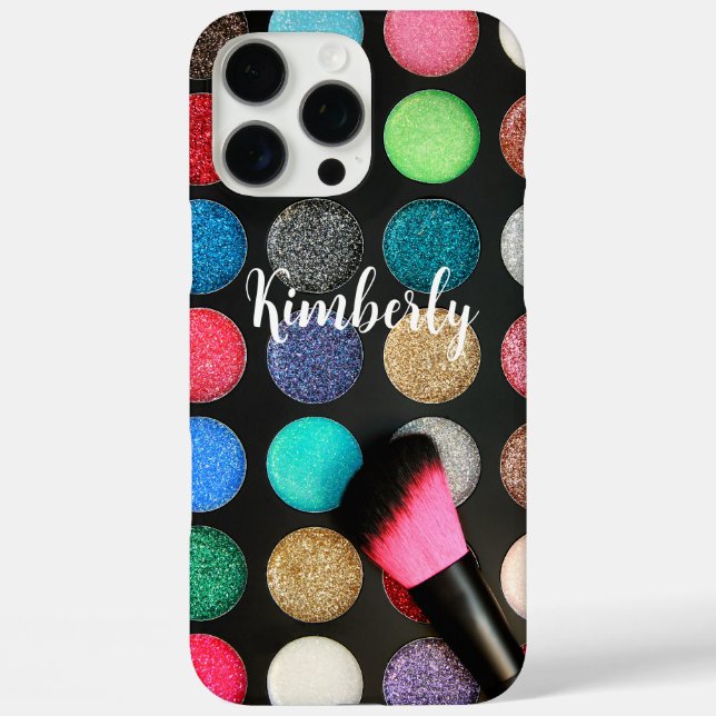 Glitzer Eyeshadow Palette Case-Mate iPhone Hülle (Rückseite)
