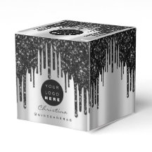 Glitzer für benutzerdefinierte Logos Schwarze Trop