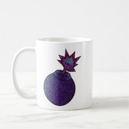 Glitzer Galaxy Bomb Kaffeetasse