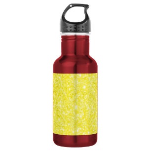 Glitzer-Gelb Trinkflasche
