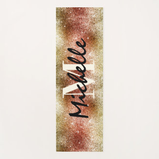 Glitzer Girl Mit Monogramm Workout Yogamatte