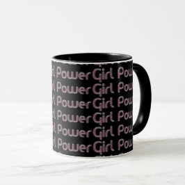Glitzer Girl Power Tasse