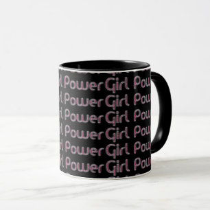 Glitzer Girl Power Tasse