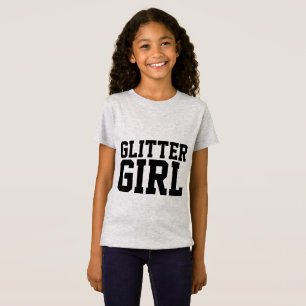 GLITZER GIRL T - SHIRT