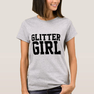 GLITZER GIRL T - SHIRT