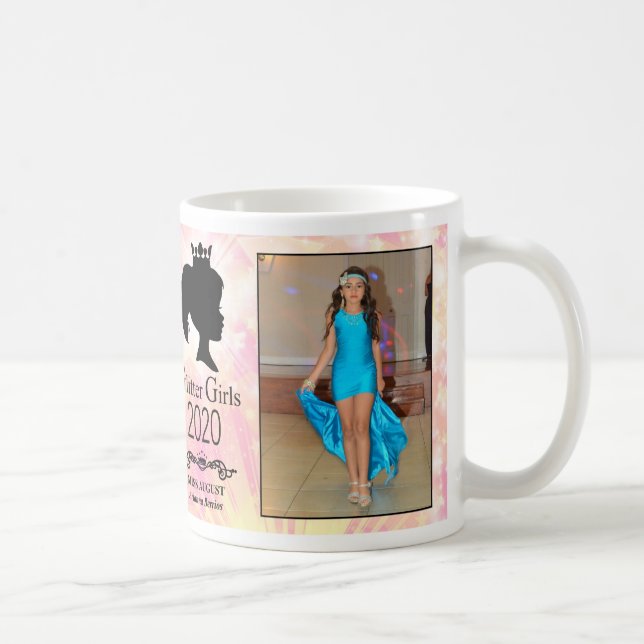 Glitzer Girls 2020 Miss August Kaffeetasse (Rechts)