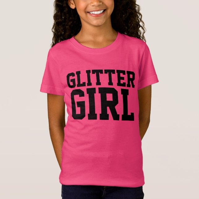 GLITZER GIRLS T - SHIRT (Vorderseite)