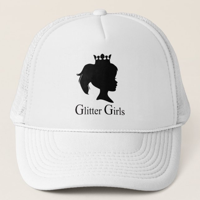 Glitzer Girls Truckerkappe (Vorderseite)