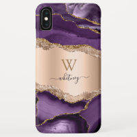 Glitzer Girly Rose Gold Lila Stilvoll