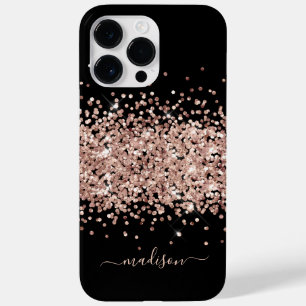 Glitzer Girly Sparkle Sweet 16 Blush Pink Case-Mate iPhone 14 Pro Max Hülle