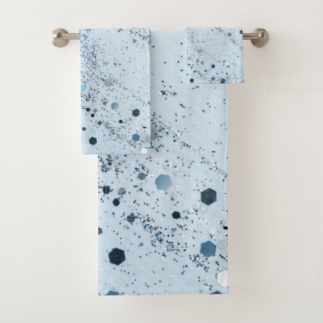 Glitzer Glam 2 #art #Glitzer Badhandtuch Set (Insitu)