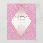 GLITZER Glam Foil Hübsch Jegliches Alter Flyer<br><div class="desc">*** HINWEIS: Diese Budgetoption ist ein Flyer (Umschläge NICHT inbegriffen), daher der niedrige Preis - SATIN ist hier die dickere Wahl. Für weitere Einladungs-Optionen (dickere/größere Papier-/Kartentypen: In 'Einladung' mit den Seitenwerkzeugen *** FAQS *** Dieses Element hat Textvorlagenfelder BEIDE Seiten für Mehrwert! Fügen Sie weitere Details hinzu, wie UAWG, Anfahrtsskizzen, Venusdaten,...</div>