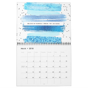Glitzer Glam Kalender