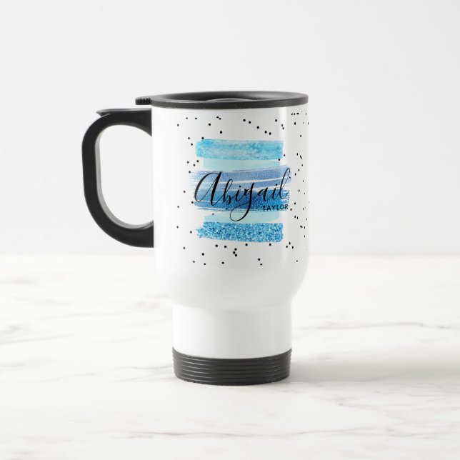 Glitzer Glam Reisebecher (Links)