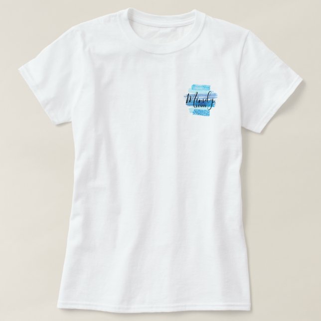 Glitzer Glam T-Shirt (Design vorne)