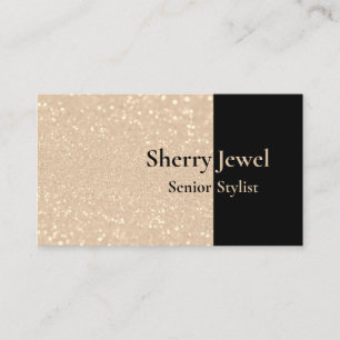 Glitzer Glamour Business Card Visitenkarte
