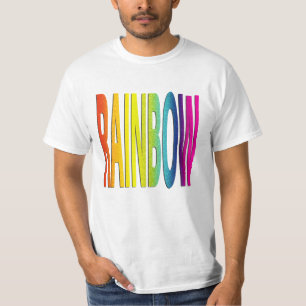 Glitzer Glittery Rainbow Texturkunst T-Shirt