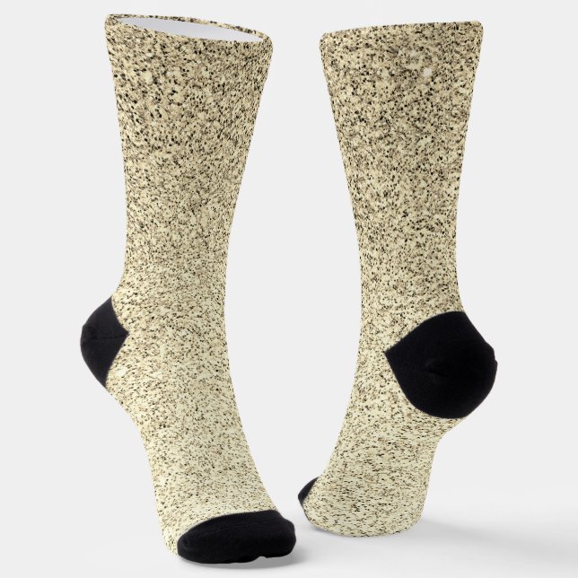 Glitzer-Glitzern- für leichte Imitate aus Gold Socken (Gewinkelt)