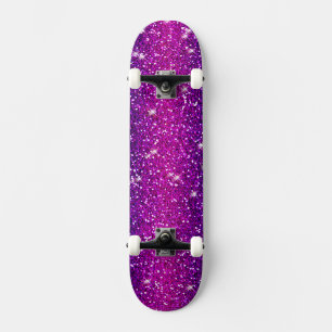 Glitzer Glitzern Lila Rosa Textur Skateboard