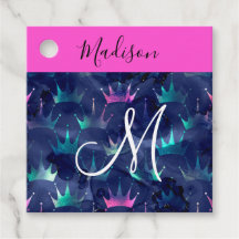 Glitzer Glitzern Mermaid Crowns Monogram