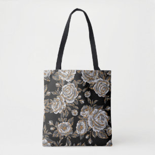 Glitzer Gold Floral: Sparkle Vintag.
