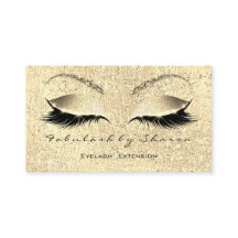 Glitzer Gold Makeup Lashes