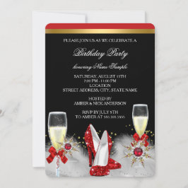 Glitzer Gold Red Heelses Black Silver Champagne 2 Einladung