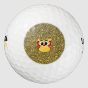 Glitzer Golfball